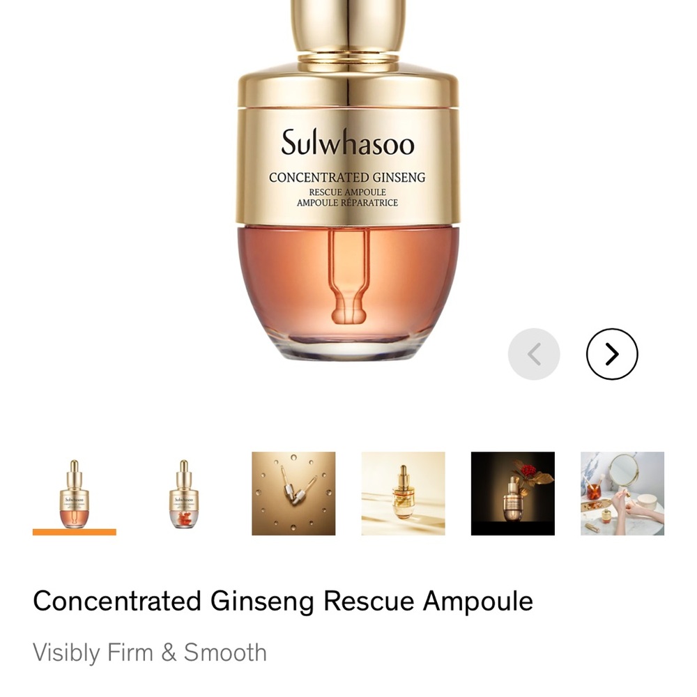 Concentrated Ginseng Rescue Ampoule - Gold
